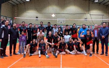 دومین برد تیم والیبال فولاد غدیر نی ریز در لیگ برتر فارس