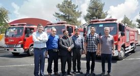 تحویل سه دستگاه کامیون آتش نشانی به واحدها و مجتمع های ایمیدرو