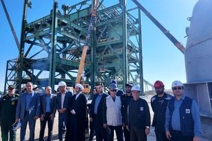 شتاب در اجرای طرح آهن اسفنجی بیجار؛ عبور پیشرفت از ۵۸ درصد