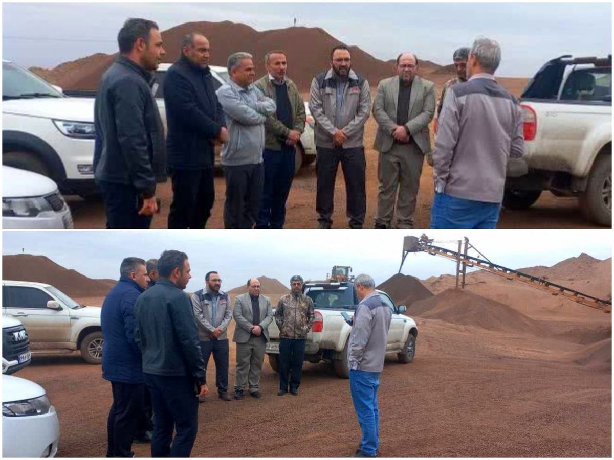 بازدید مسئولان محیط‌زیست کشور از طرح غبارگیر مجتمع سنگ‌آهن سنگان به مناسبت هفته هوای پاک