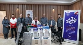 سیمیدکو تجهیزات پزشکی و بهداشتی به هلال احمر شهرستان خواف اهدا کرد

