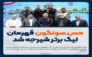 قهرمانی مس سونگون در لیگ برتر شیرجه