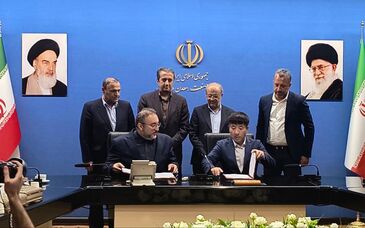 امضای نخستین قرارداد بین المللی صدور خدمات فنی و مهندسی تکنولوژی ایرانی تولید #آهن_اسفنجی۸۰۰هزار تنی PERED