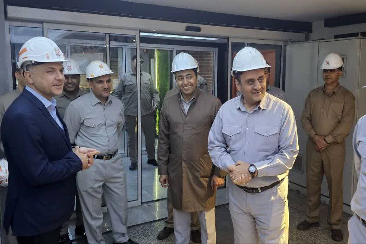 بازدید مدیرعامل شرکت ملی مس از کارخانه تغلیظ مجتمع مس سرچشمه

