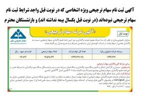 اطلاعیه اگهی عرضه سهام ترجیحی آلومینای جاجرم