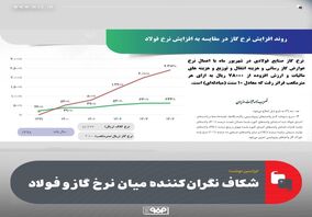 شکاف نگران‌کننده میان نرخ گاز و فولاد
