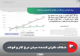 شکاف نگران‌کننده میان نرخ گاز و فولاد