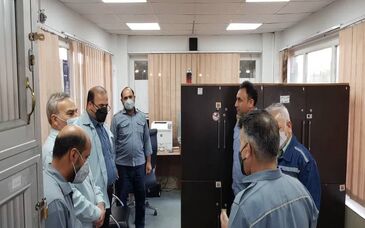 بازدید میدانی مدیرعامل از واحد توزین شرکت فولاد خوزستان