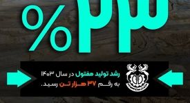 فملی به روایت اعداد /۲۳ درصد