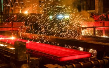 ثبت رکورد تولید تختال فولاد هرمزگان در نیمه نخست امسال