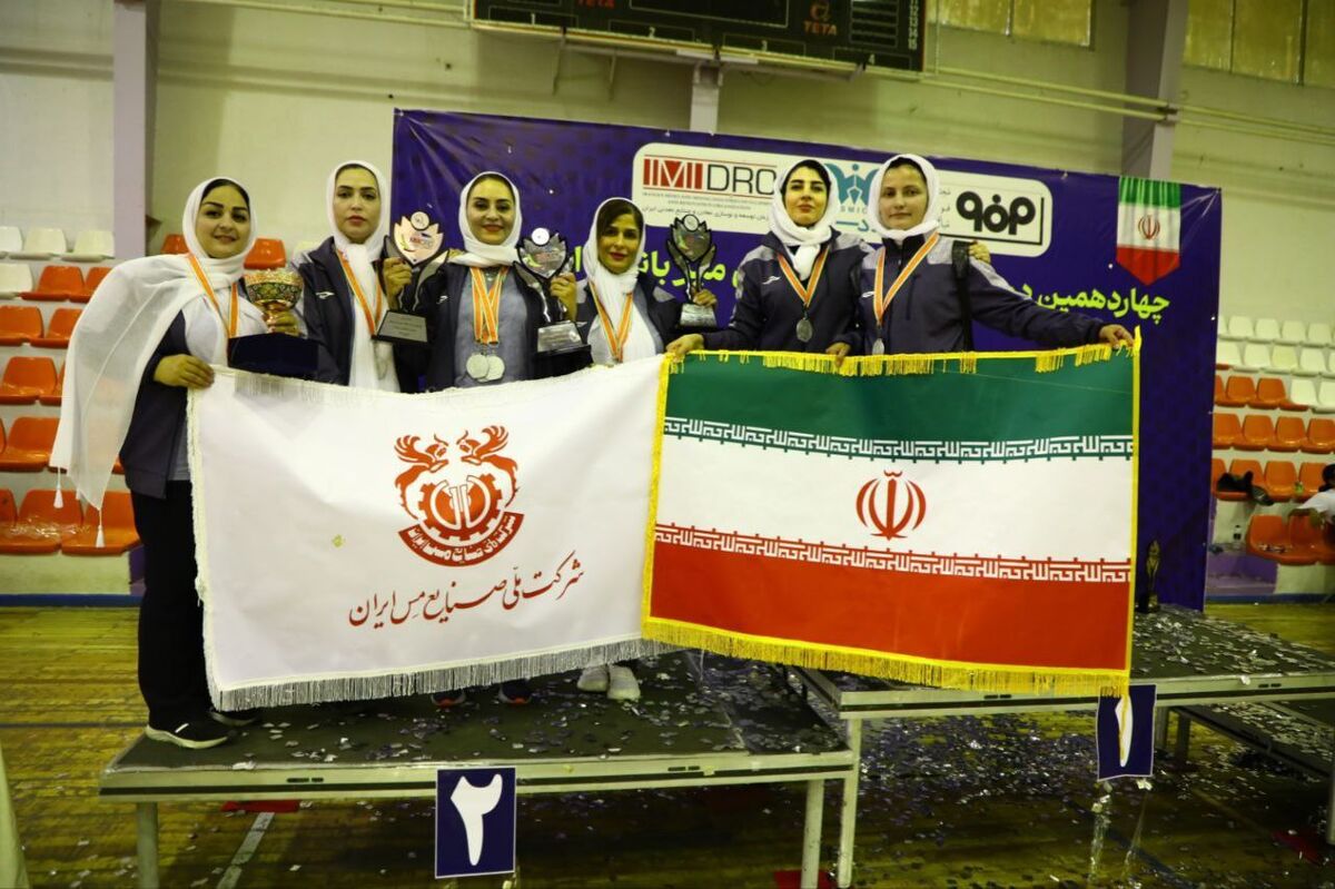 نایب قهرمانی تیم تنیس روی میز بانوان شرکت «ملی مس» در رقابت‌های ایمیدرو
