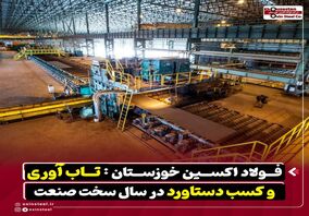 فولاد اکسین خوزستان : تاب آوری و کسب دستاورد در سال سخت صنعت
