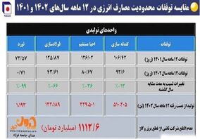 جزئیات «تولید از دست رفته» و «عدم النفع» فولاد خراسان از چالش انرژی/هدر رفت بیش از ۲۱۰۰ تن محصول در خلاء کمبود انرژی