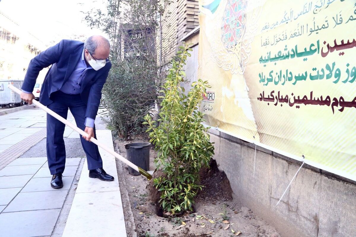  کاشت نهال به مناسبت هفته درختکاری و اعیاد شعبانیه