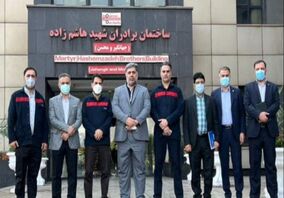  بازدید مدیران بانک توسعه تعاون کشور از شرکت فولاد اکسین خوزستان