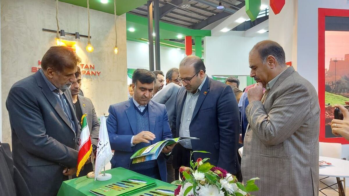  بیستمین نمایشگاه بین‌المللی محیط زیست  با حضور فولاد خوزستان در محل نمایشگاه بین‌المللی تهران افتتاح شد