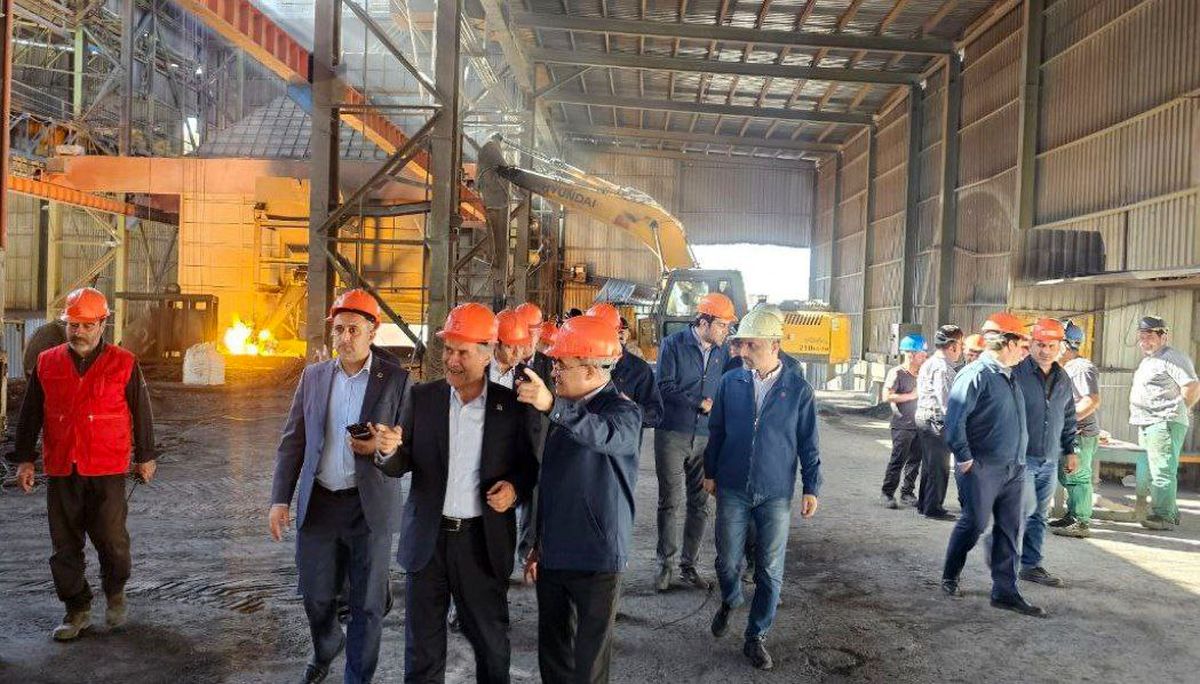بازدید مدیران انجمن فولاد ایران از مجتمع فولاد صنعت بناب، بزرگترین کارخانه فولاد بخش خصوصی شمال غرب کشور