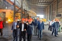 بازدید مدیران انجمن فولاد ایران از مجتمع فولاد صنعت بناب، بزرگترین کارخانه فولاد بخش خصوصی شمال غرب کشور