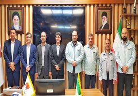 دیدار مدیرشعب بانک سپه منطقه خوزستان با مدیرعامل فولاد خوزستان 