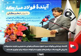 اقتصاد چرخشی و فولاد سبز، تحول دیجیتال و هوش مصنوعی و تولید محصولات با ارزش افزوده بالا، سرفصلهای اولویتدار فولاد مبارکه برای نوآوری هستند