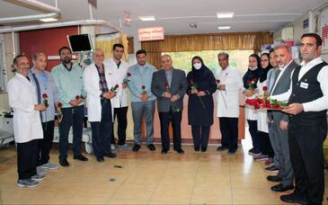 قدردانی مدیرعامل ذوب آهن اصفهان از پرستاران بیمارستان شهید مطهری