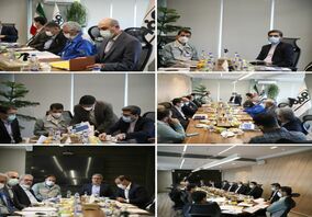 نشست مشترک مدیرعامل ایران‌خودرو و مدیرعامل فولاد مبارکه