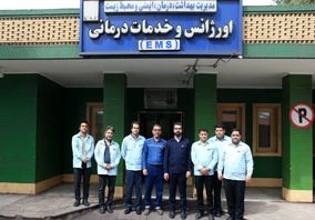 دیدار معاون منابع انسانی و امور اجتماعی با کادر درمان شرکت  فولاد خوزستان