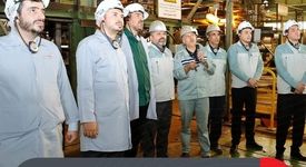 بازدید مدیر ارز بازرگانی و عملیات ارزی مرکز مبادله ایران و مدیر اداره تخصیص ارز بانک مرکزی از فولاد مبارکه