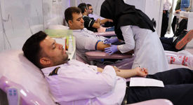 نجات جان بیماران با اهدای خون فولادمردان