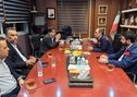 دیدار نماینده رامهرمز و رامشیر با مدیرعامل شرکت فولاد اکسین خوزستان