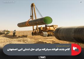 گام بلند فولاد مبارکه برای حل تنش آبی اصفهان