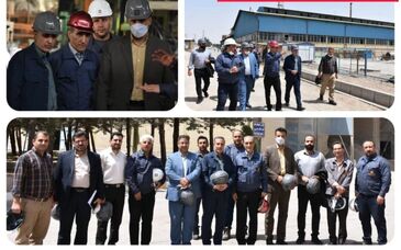 بازدید فرماندار لنجان از شرکت فرآورده‌های نسوز آذر