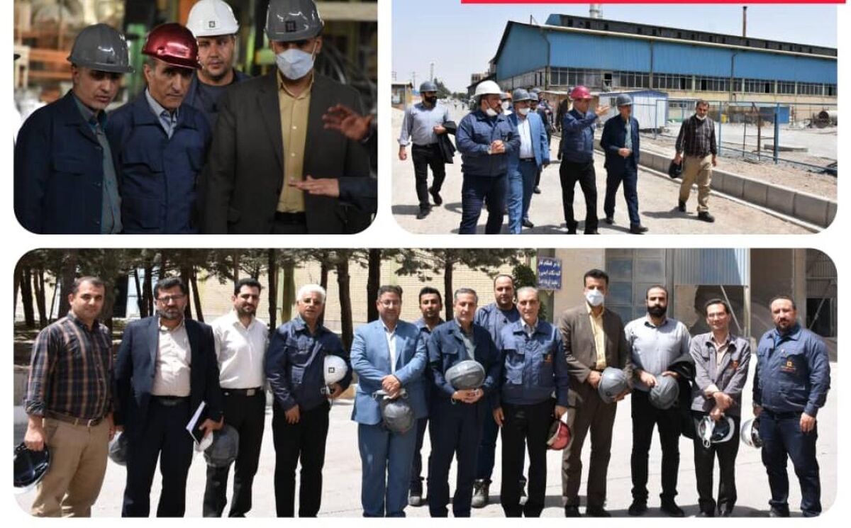 بازدید فرماندار لنجان از شرکت فرآورده‌های نسوز آذر