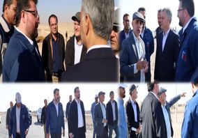 پیشتازی شرکت معدنی و صنعتی فولاد شرق خراسان در احداث باند دوم محور سنگان–تربت حیدریه 