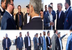 پیشتازی شرکت معدنی و صنعتی فولاد شرق خراسان در احداث باند دوم محور سنگان–تربت حیدریه 