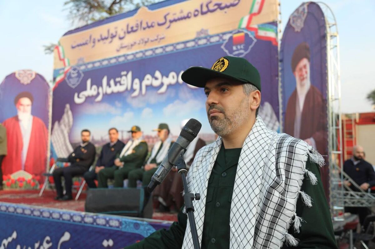 بسیجیان در جنگ اقتصادی به عنوان ستون فقرات بدنه صنعت در حال تلاش هستند