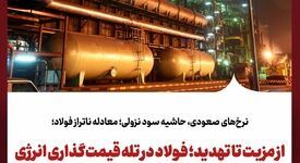 نرخ‌های صعودی، حاشیه سود نزولی؛ معادله ناتراز فولاد؛از مزیت تا تهدید؛ فولاد در تله قیمت‌گذاری انرژی