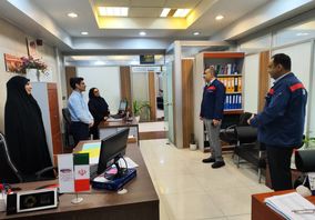 بازدید قائم‌مقام شرکت فولاد اکسین از واحد آموزش و روند برگزاری دوره‌های آموزشی