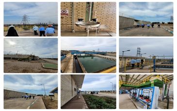 بازدید از دستاورد پروژه تصفیه خانه شیمیایی پساب صنعتی RO شرکت فولاد خوزستان