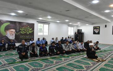 گزارش مراسم یادبود رهبر عظیم‌الشأن شهید ایران در شرکت پارس فولاد سبزوار