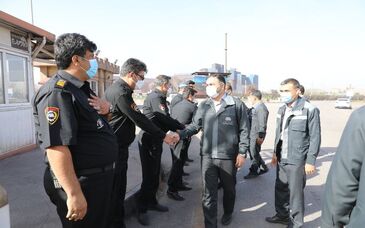  مدیران ارشد گل گهر به دیدار کارگران خطوط تولید رفتند