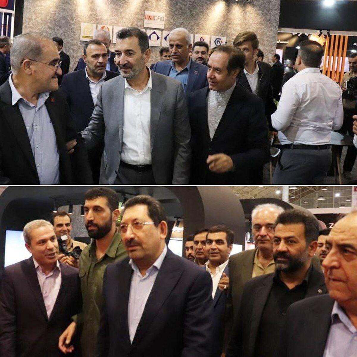 بازدید وزیر صمت و رئیس هیات عامل ایمیدرو از نمایشگاه متافو تبریز/آمادگی ایمیدرو برای توسعه همکاری با بخش خصوصی

