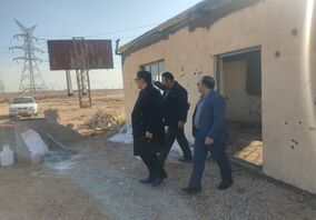 بازدید سرزده دکتر بادکوبه مدیر عامل شرکت آلومینای ایران از محل تجهیز کارگاه نیروگاه خورشیدی ۶۰ مگاواتی