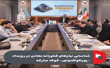 شناسایی نیازهای فناورانه معادن در رویداد «پورتفوتکنوتور» فولاد مبارکه