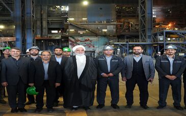 بازدید رئیس کل دادگستری و مسئولین ارشد قضایی استان کرمان از شرکت جهان فولاد سیرجان

