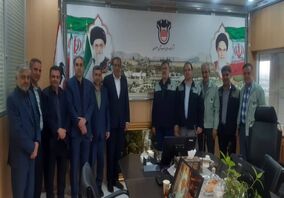 دیدار مدیر شعب بانک رفاه استان اصفهان با مدیرعامل ذوب‌آهن اصفهان