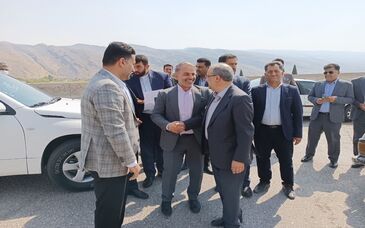 گزارش تصویری: آئین عملیات اجرایی راه دسترسی به معادن خاک رس کوار( استان فارس) با حضور رییس هیات عامل ایمیدرو 