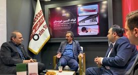 بازدید مدیرعامل هلدینگ صبا انرژی از غرفه فولاد اکسین خوزستان در پانزدهمین نمایشگاه معدن و صنایع معدنی ایران