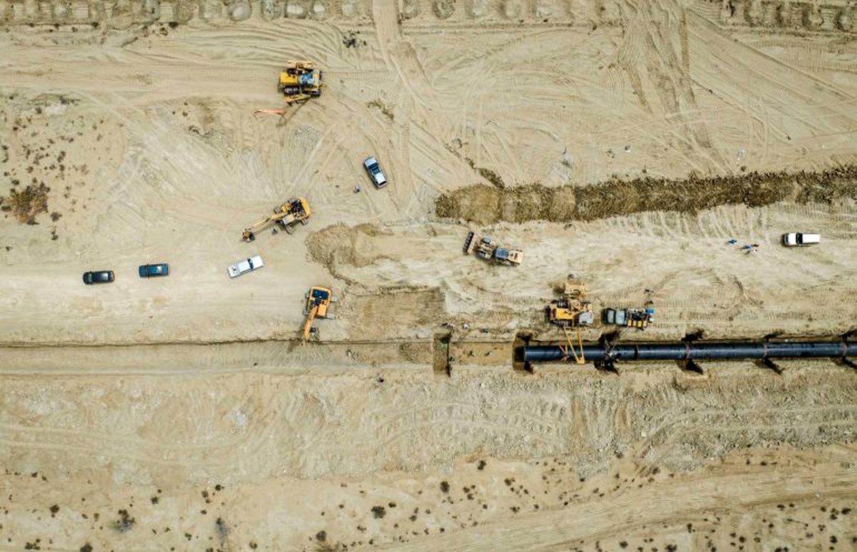 پیشرفت فاز نخست پروژه انتقال آب دریای عمان به اصفهان به 90 درصد رسید/ برنامه افتتاح فاز نخست در سال جاری