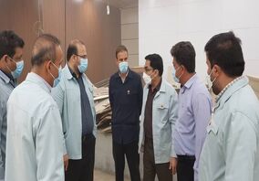  بازدید میدانی مدیرعامل شرکت فولاد خوزستان از روند تکمیل تالار شهید امتی
